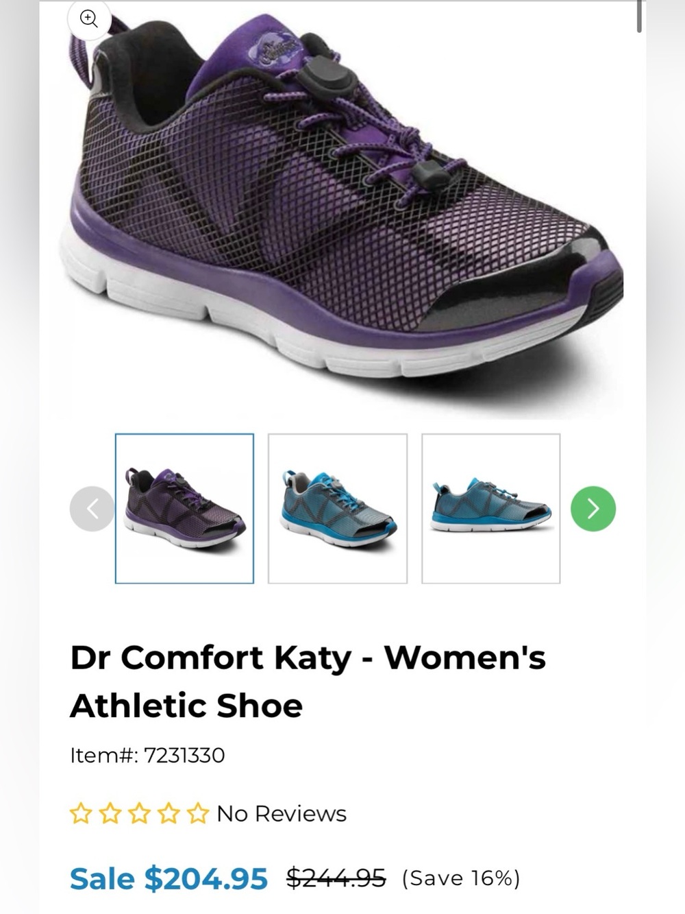 Dr Comfort Katy athletic shoes NEW IN Box
SZ 8